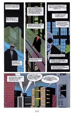 Planche intérieure du comics Mister X