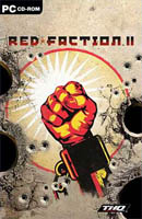Jaquette de l'édition PC du jeu vidéo Red Faction II