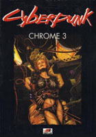 Couverture de l'édition française de l'extension Chrome 3 pour le jeu de rôle cyberpunk 2020