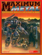 Couverture de l'édition originale américaine de l'extension Maximum Metal pour le jeu de rôle Cyberpunk 2020