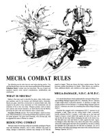 Page intérieure du livre de règles du jeu de rôle Robotech II: The Role-Playing Game